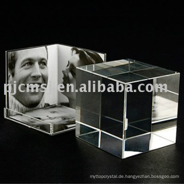Crystal Cube Fotorahmen für Geschenk &amp; Heimtextilien